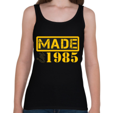 PRINTFASHION 1985 - Női atléta - Fekete női trikó