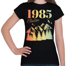 PRINTFASHION 1985 - Női póló - Fekete