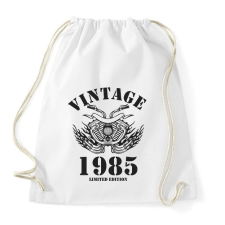 PRINTFASHION 1985 - Sportzsák, Tornazsák - Fehér tornazsák