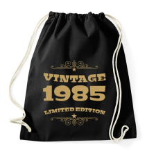 PRINTFASHION 1985 - Sportzsák, Tornazsák - Fekete tornazsák