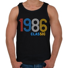 PRINTFASHION 1986 - Férfi atléta - Fekete