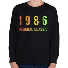 PRINTFASHION 1986 - Gyerek pulóver - Fekete gyerek pulóver, kardigán