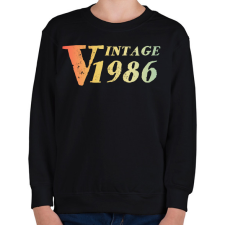 PRINTFASHION 1986 - Gyerek pulóver - Fekete gyerek pulóver, kardigán