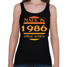 PRINTFASHION 1986 - Női atléta - Fekete női trikó