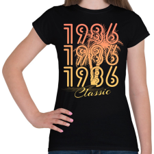 PRINTFASHION 1986 - Női póló - Fekete női póló