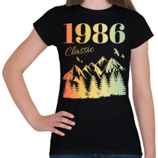 PRINTFASHION 1986 - Női póló - Fekete női póló