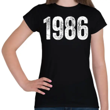 PRINTFASHION 1986 - Női póló - Fekete női póló