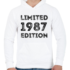 PRINTFASHION 1987 - Férfi kapucnis pulóver - Fehér