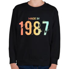 PRINTFASHION 1987 - Gyerek pulóver - Fekete gyerek pulóver, kardigán