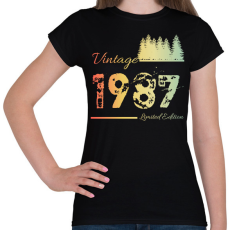 PRINTFASHION 1987 - Női póló - Fekete