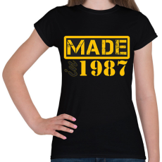 PRINTFASHION 1987 - Női póló - Fekete