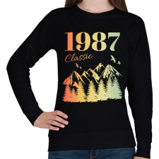 PRINTFASHION 1987 - Női pulóver - Fekete női pulóver, kardigán
