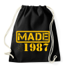 PRINTFASHION 1987 - Sportzsák, Tornazsák - Fekete