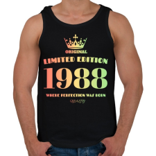 PRINTFASHION 1988 - Férfi atléta - Fekete atléta, trikó