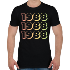 PRINTFASHION 1988 - Férfi póló - Fekete férfi póló