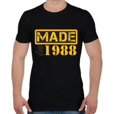 PRINTFASHION 1988 - Férfi póló - Fekete férfi póló