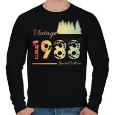 PRINTFASHION 1988 - Férfi pulóver - Fekete férfi pulóver, kardigán