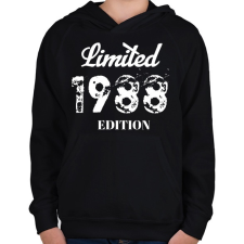 PRINTFASHION 1988 - Gyerek kapucnis pulóver - Fekete gyerek pulóver, kardigán