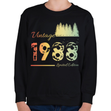 PRINTFASHION 1988 - Gyerek pulóver - Fekete