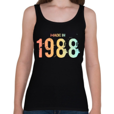 PRINTFASHION 1988 - Női atléta - Fekete női trikó