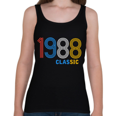 PRINTFASHION 1988 - Női atléta - Fekete