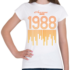 PRINTFASHION 1988 - Női póló - Fehér