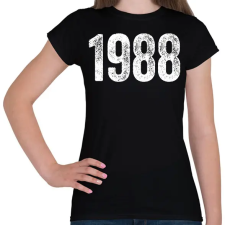 PRINTFASHION 1988 - Női póló - Fekete női póló