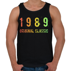 PRINTFASHION 1989 - Férfi atléta - Fekete