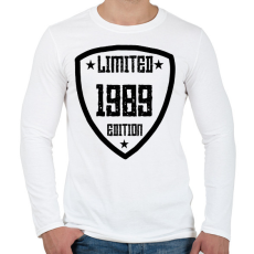 PRINTFASHION 1989 - Férfi hosszú ujjú póló - Fehér
