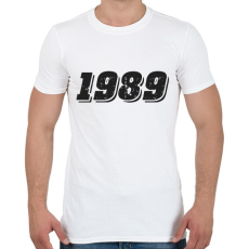 PRINTFASHION 1989 - Férfi póló - Fehér