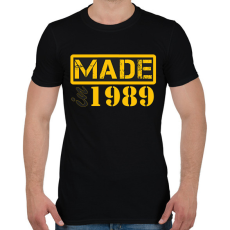 PRINTFASHION 1989 - Férfi póló - Fekete