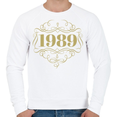 PRINTFASHION 1989 - Férfi pulóver - Fehér