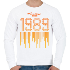 PRINTFASHION 1989 - Férfi pulóver - Fehér