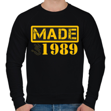 PRINTFASHION 1989 - Férfi pulóver - Fekete férfi pulóver, kardigán