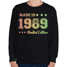 PRINTFASHION 1989 - Gyerek pulóver - Fekete gyerek pulóver, kardigán