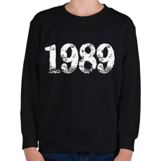 PRINTFASHION 1989 - Gyerek pulóver - Fekete