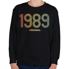 PRINTFASHION 1989 - Gyerek pulóver - Fekete