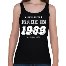 PRINTFASHION 1989 - Női atléta - Fekete női trikó