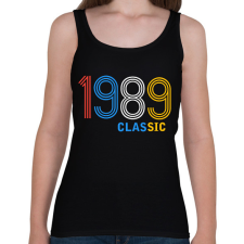 PRINTFASHION 1989 - Női atléta - Fekete női trikó