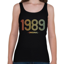 PRINTFASHION 1989 - Női atléta - Fekete női trikó