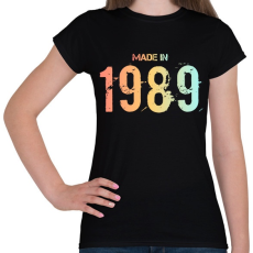 PRINTFASHION 1989 - Női póló - Fekete