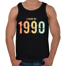 PRINTFASHION 1990 - Férfi atléta - Fekete atléta, trikó