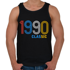 PRINTFASHION 1990 - Férfi atléta - Fekete