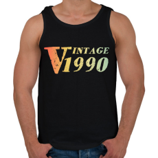 PRINTFASHION 1990 - Férfi atléta - Fekete