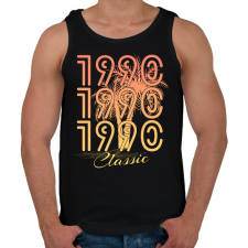 PRINTFASHION 1990 - Férfi atléta - Fekete atléta, trikó