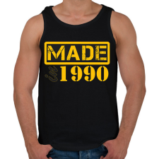 PRINTFASHION 1990 - Férfi atléta - Fekete atléta, trikó