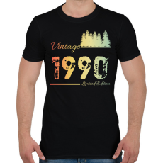 PRINTFASHION 1990 - Férfi póló - Fekete