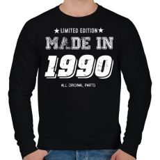 PRINTFASHION 1990 - Férfi pulóver - Fekete