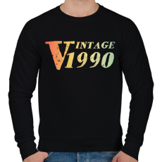 PRINTFASHION 1990 - Férfi pulóver - Fekete