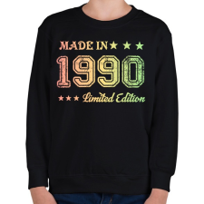 PRINTFASHION 1990 - Gyerek pulóver - Fekete gyerek pulóver, kardigán